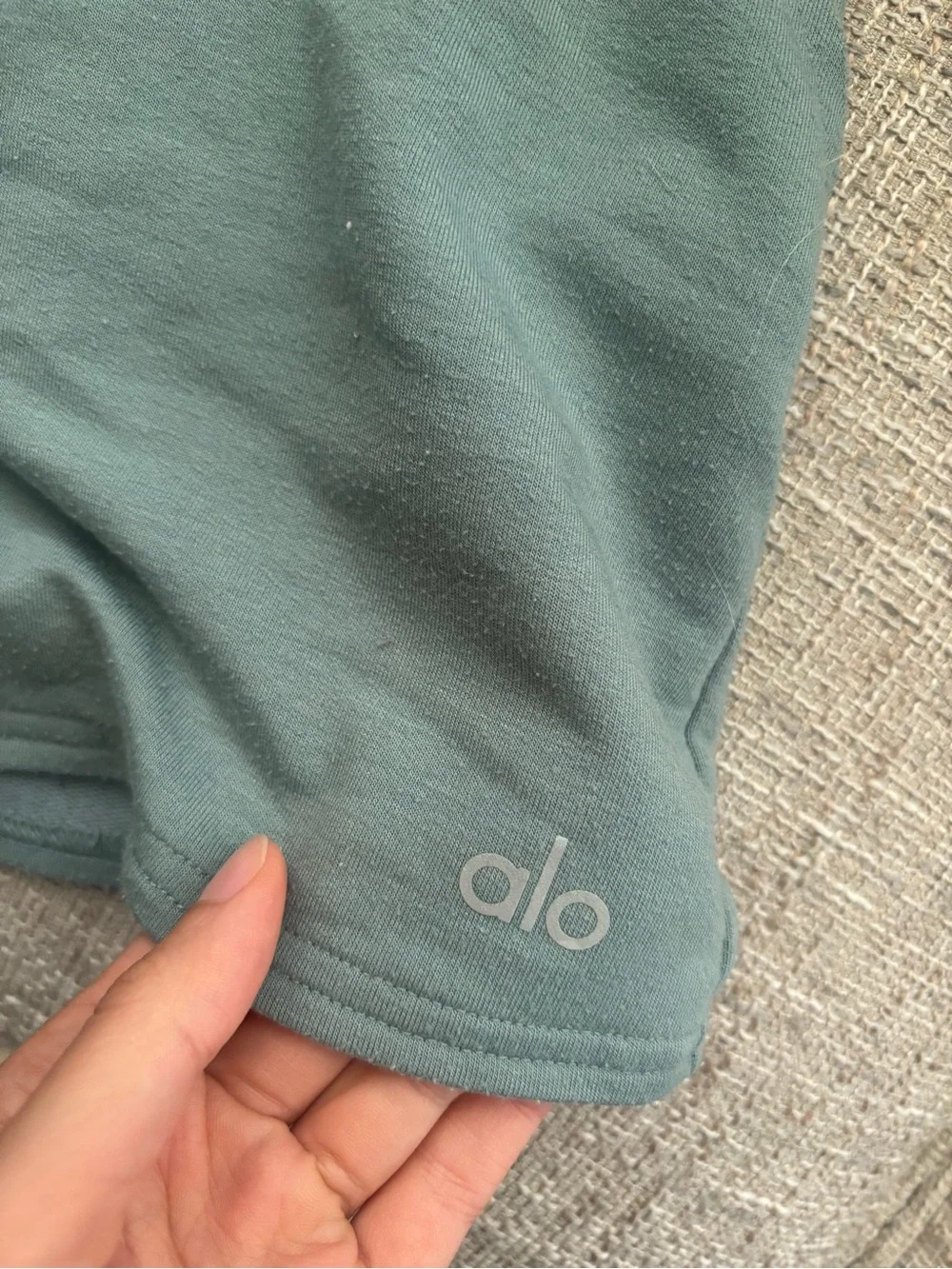 Alo Light blue  Drawstring Lounge Shorts